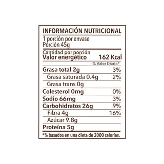 Avena Go Pye de Manzana, 45g